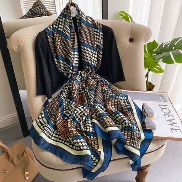 Miss Sheila Long Silky Scarf In 2 Colors - Picture 5 of 7